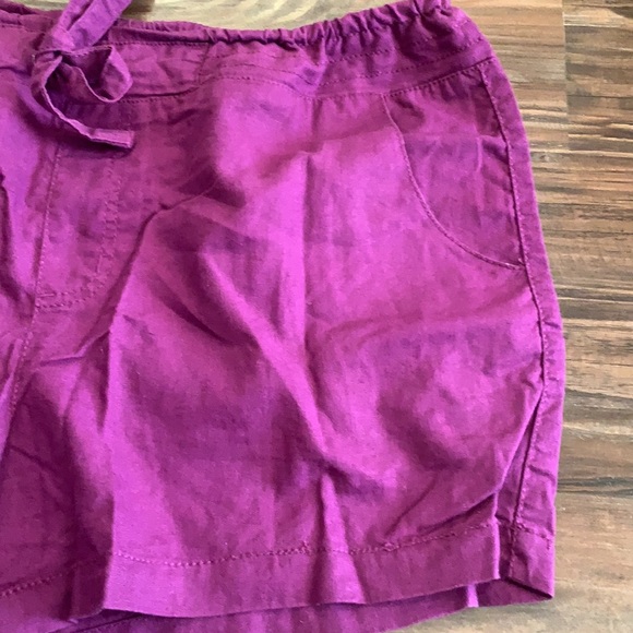 Purple Route 66 Drawstring Shorts Size 14 - Picture 3 of 8